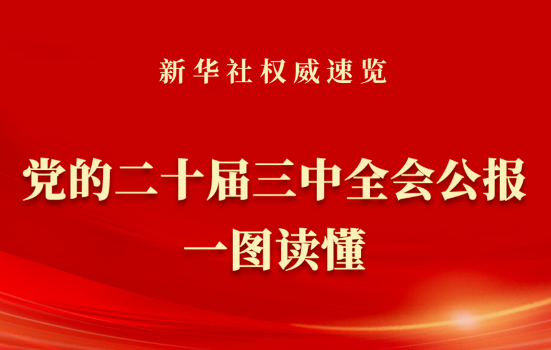 党的二十届三中全会公报一图读懂